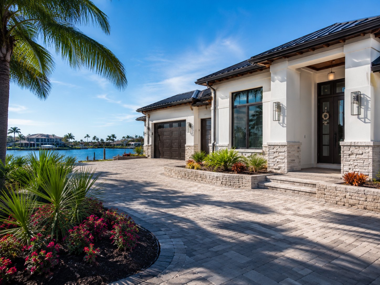 Waterfront exterior construction finish