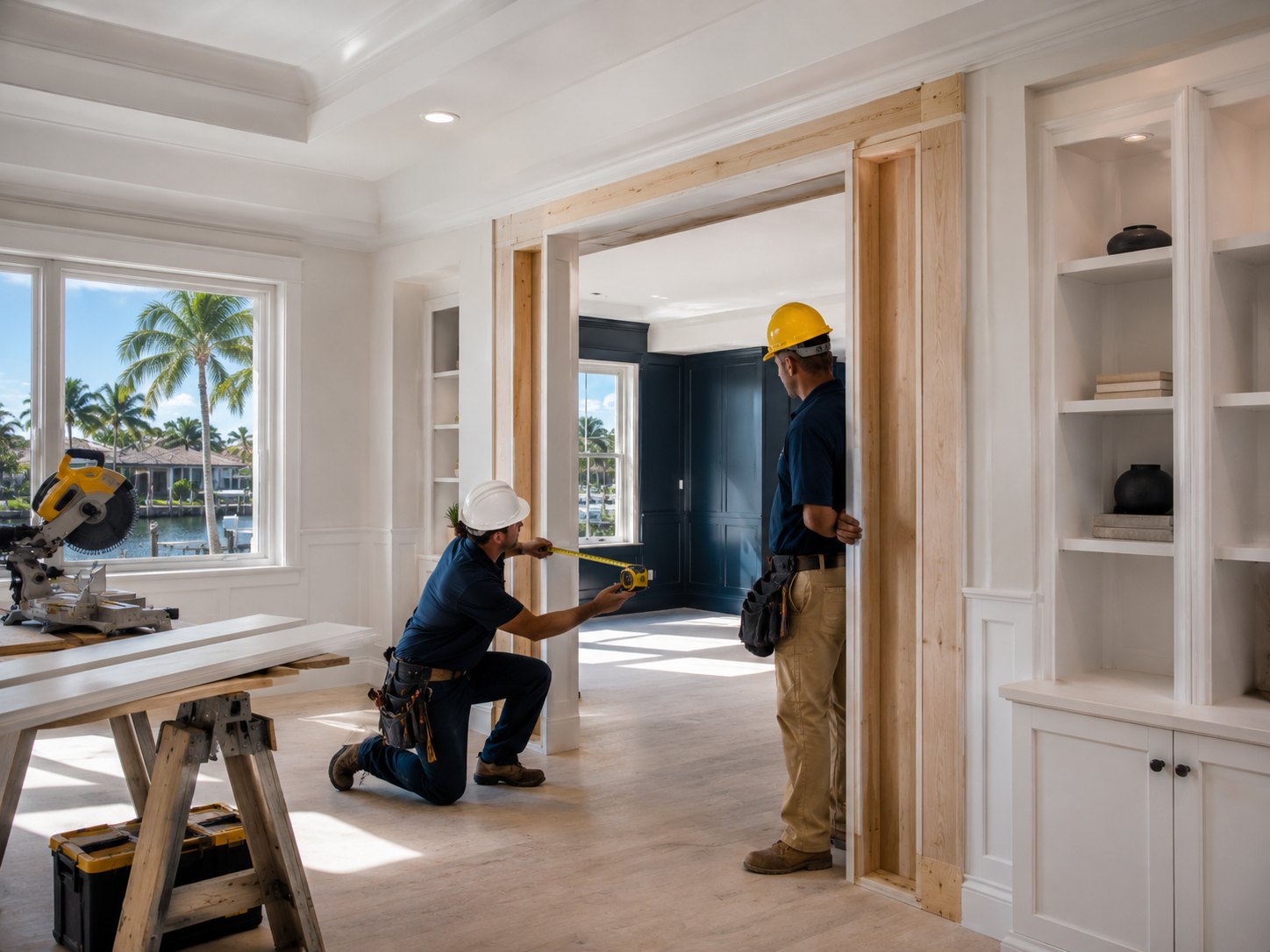 Interior renovation and residential construction work